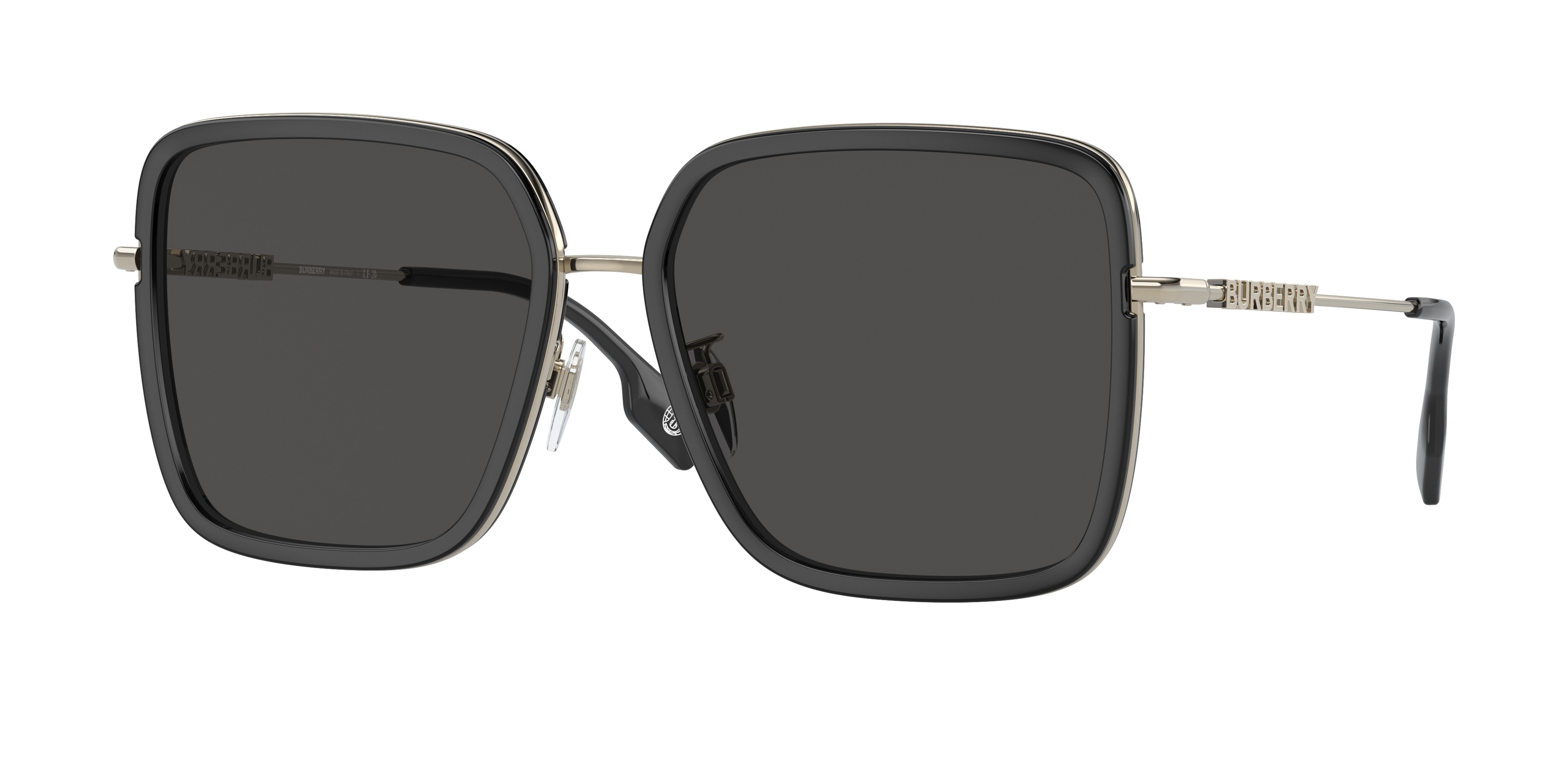 Burberry BE3145D DIONNE Asian Fit 110987 Women's Sunglasses Black Size 58